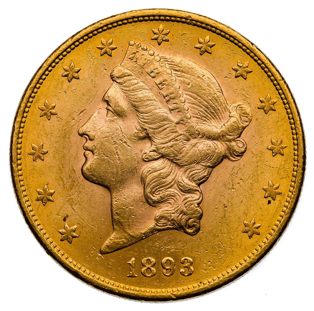 Lot 268: 1893-S $20 Liberty Gold