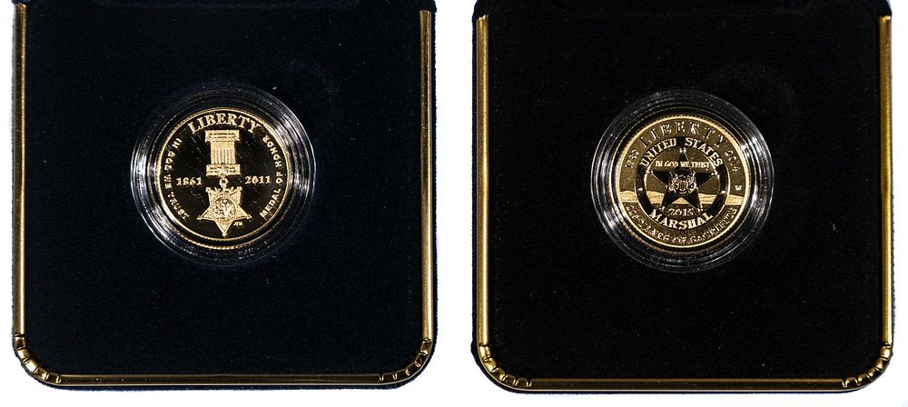 Lot 272: Commemorative $5 Gold Coins