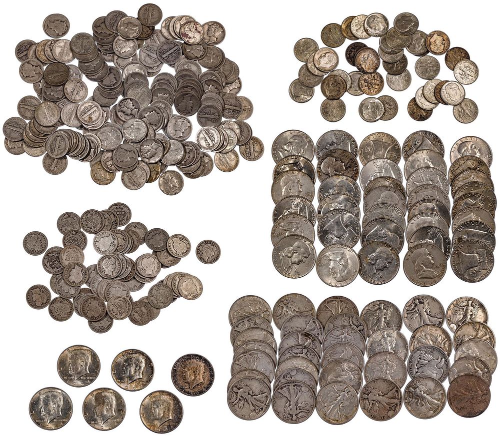 Lot 289: 10c and 50c Coin Assortment