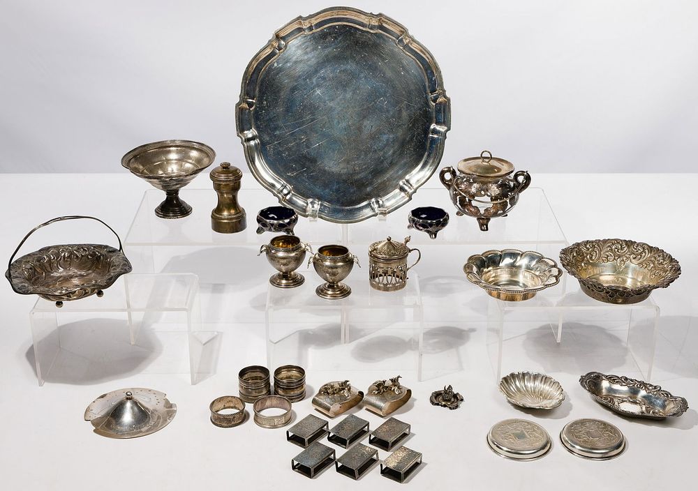 Lot 298: Sterling Silver Hollowware Assortment