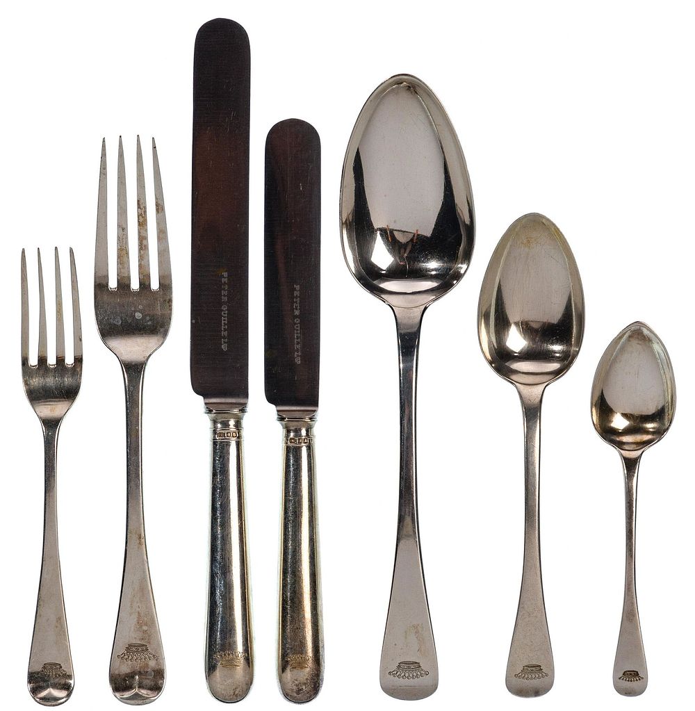 Lot 304: Sterling Silver Flatware Assembled Service