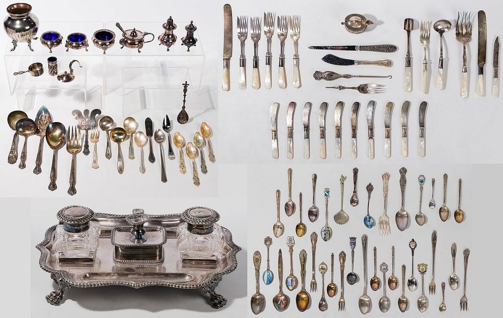 Lot 315: Sterling Silver and Silverplate Assortment