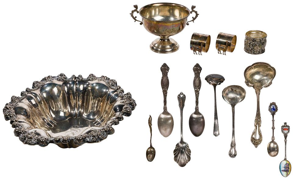 Lot 316: Sterling Silver Hollowware Assortment