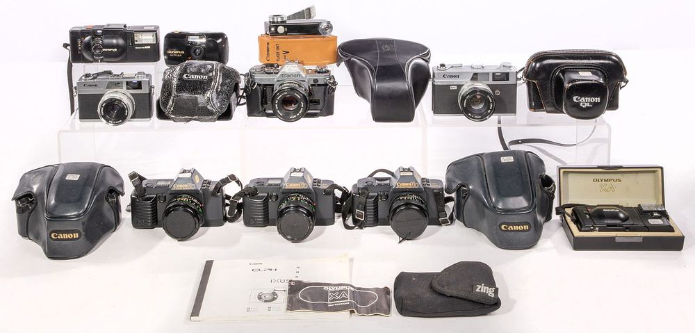 Lot 328: Canon Camera and Lens Assortment
