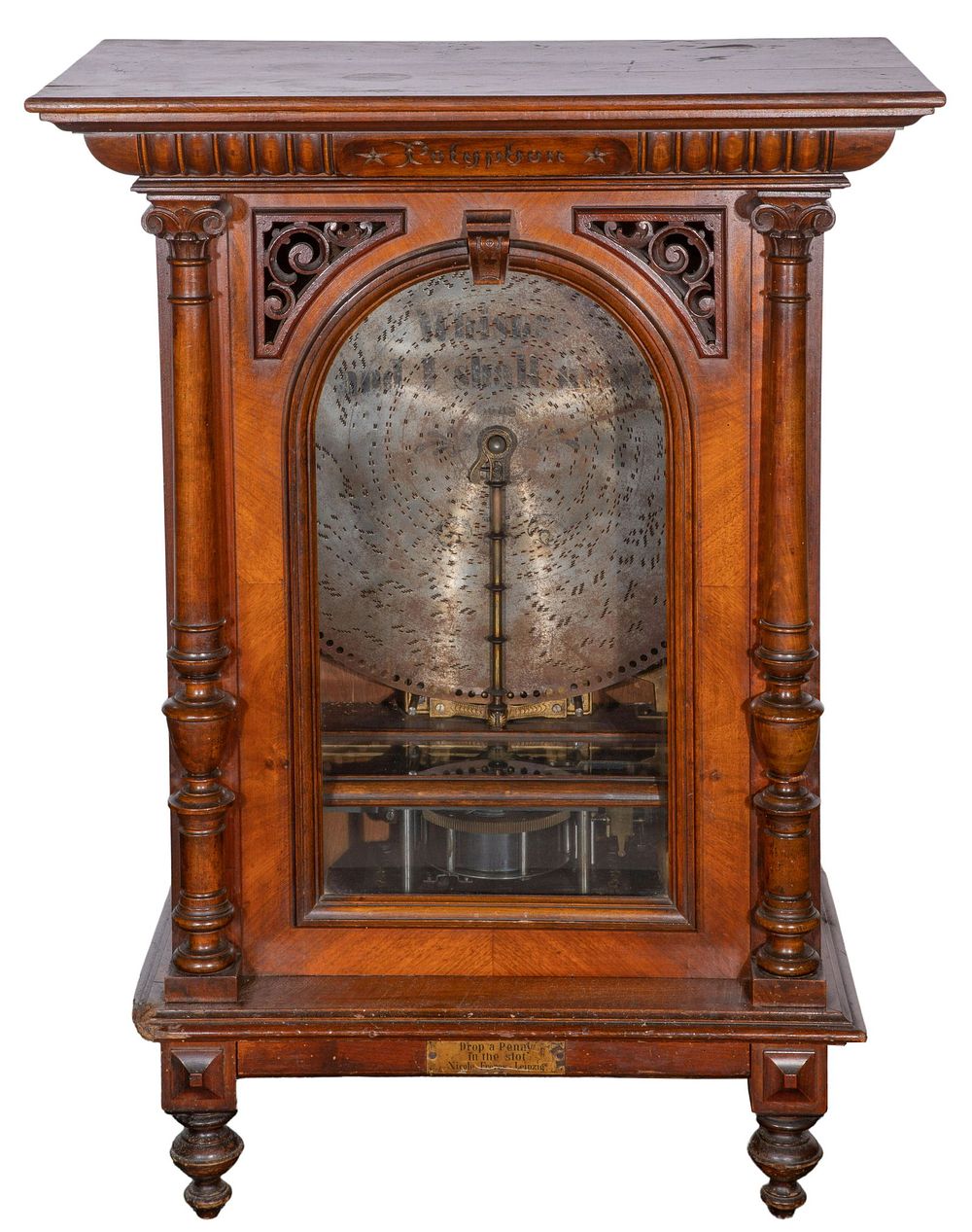 Lot 342: Nicole Freres-Leipzig Coin Operated Polyphon Music Box