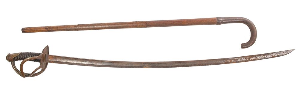 Lot 345: Calvary Sword and Rifle Cane