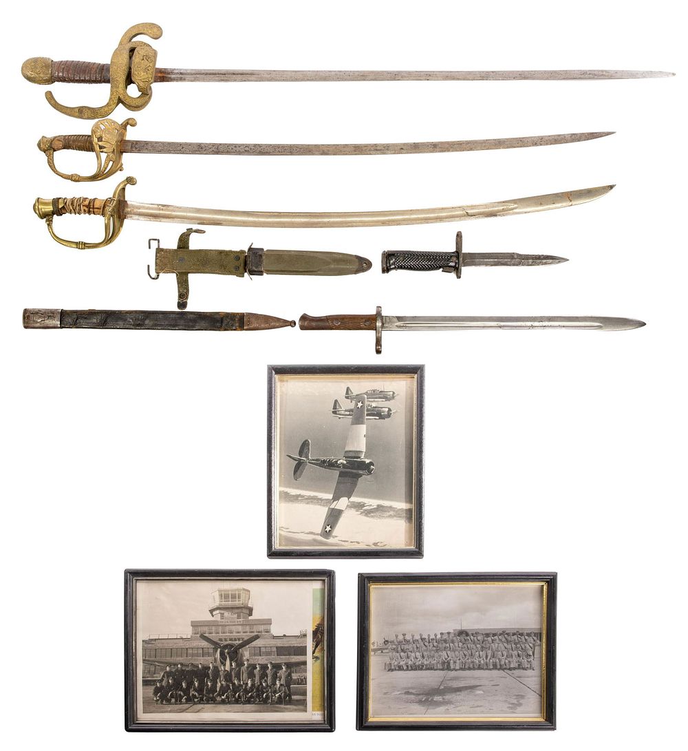 Lot 349: Military Sword and Photograph Assortment