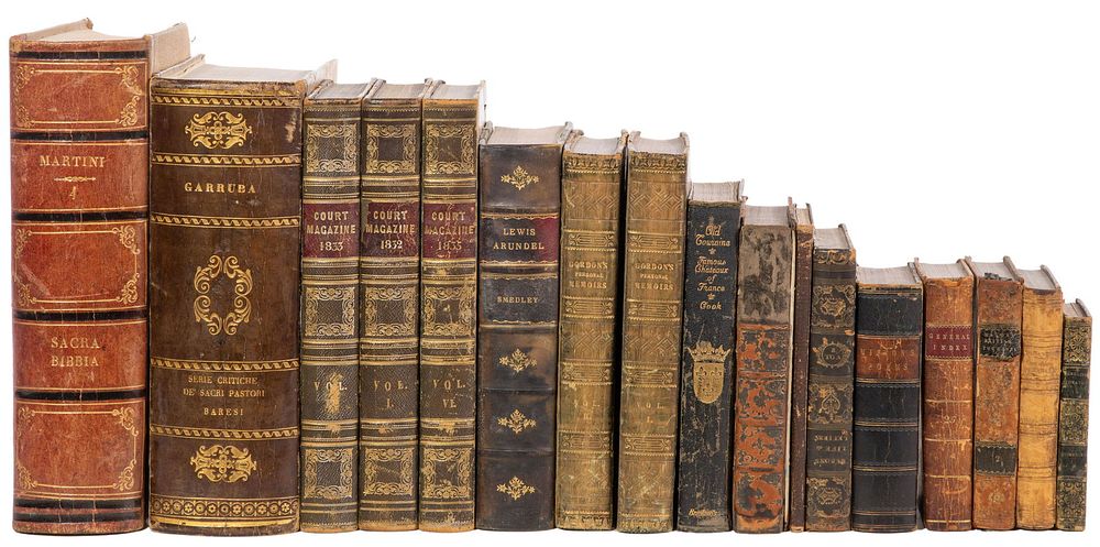 Lot 357: Leatherbound Book Assortment