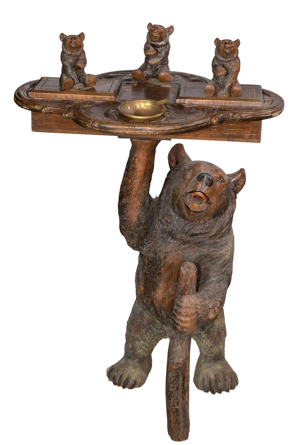 Lot 385: Black Forest Style Smoking Stand