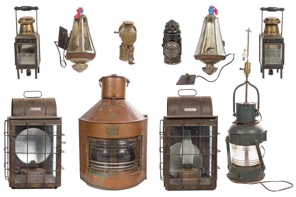 Lot 388: Primitive Lantern Assortment
