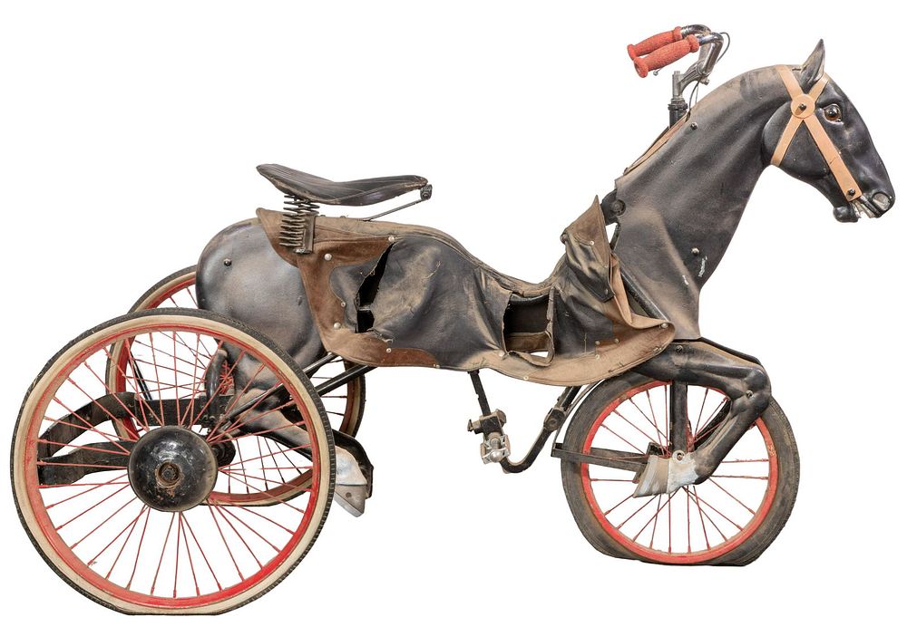 Lot 392: Adult Carnival Horse Racing Bike