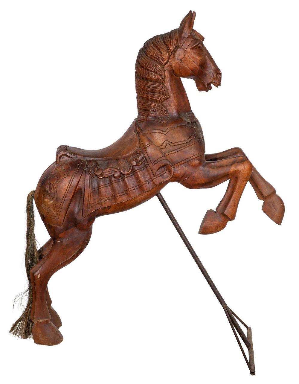 Lot 393: Carved Wood Carousel Horse