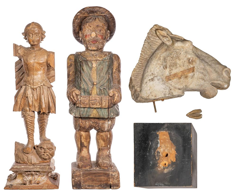 Lot 399: Carved Figure Assortment
