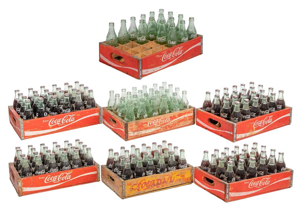 Lot 427: Coca-Cola Printed Bottle Assortment