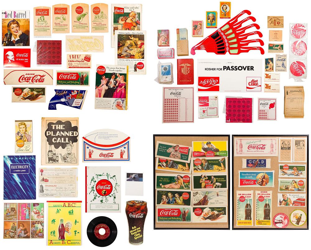 Lot 444: Coca-Cola Advertising Ephemera Collection
