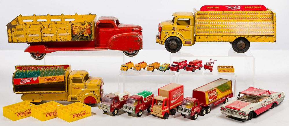 Lot 445: Coca-Cola Toy Vehicle Assortment