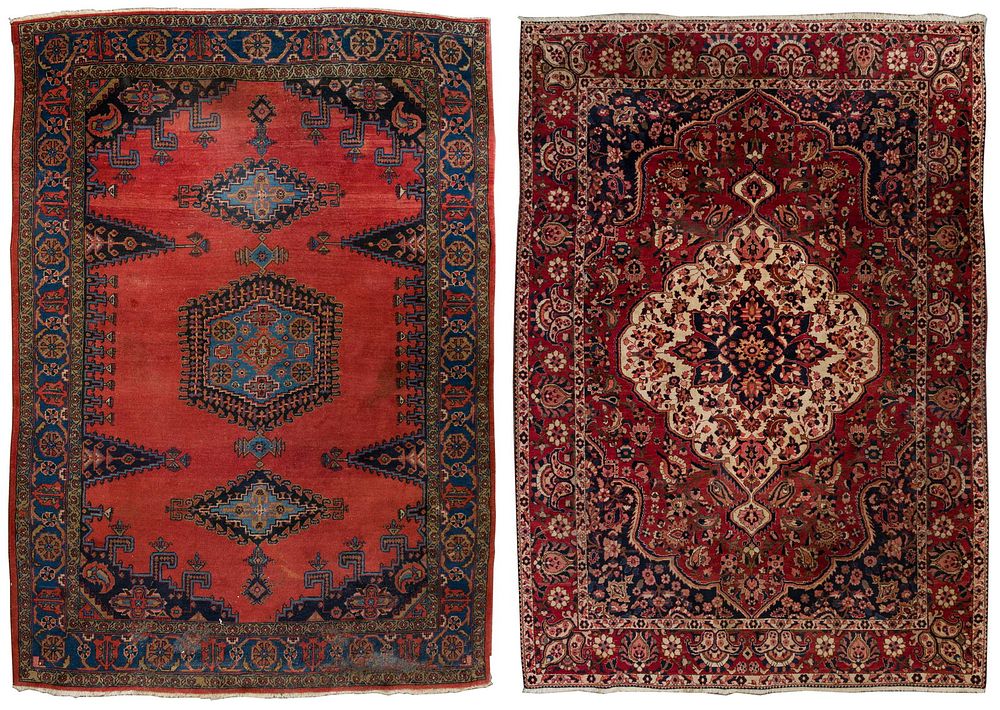 Lot 494: Persian Wool Rugs