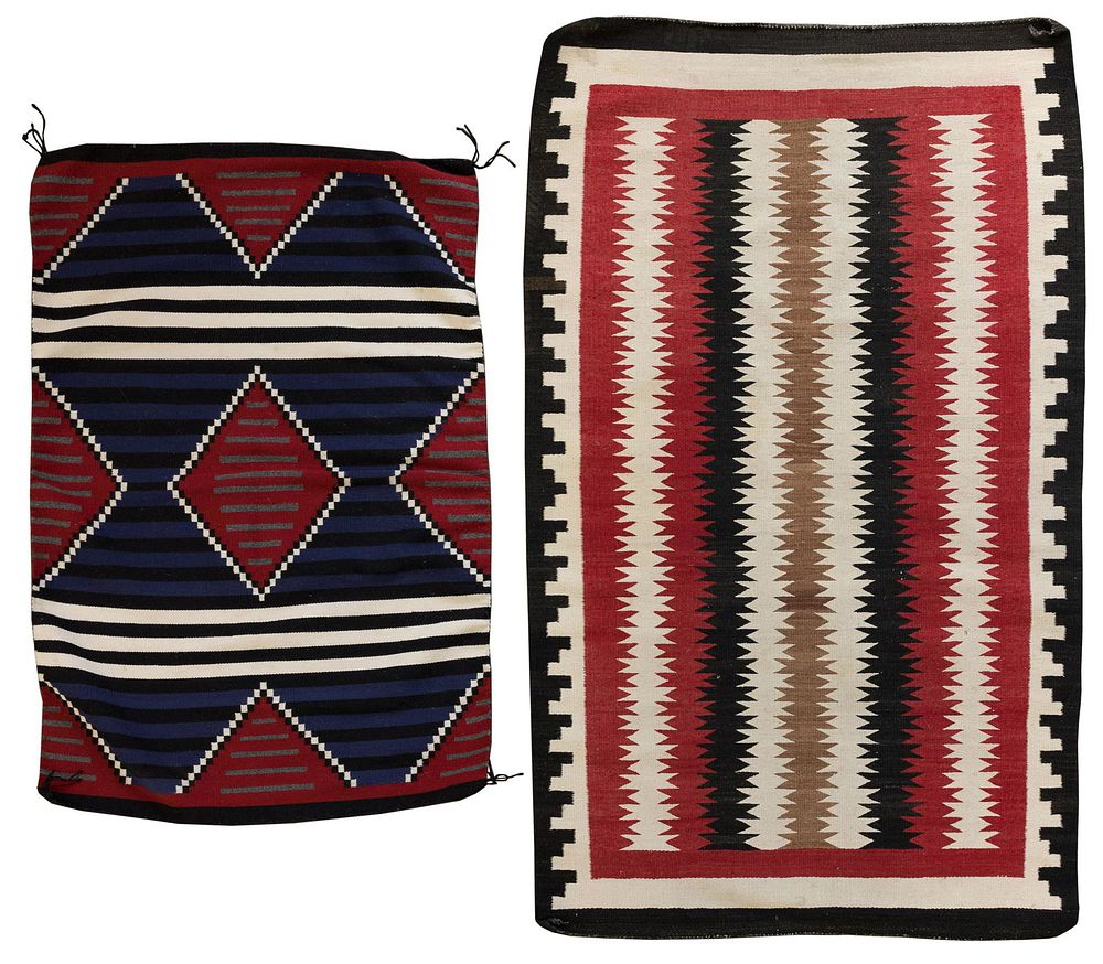 Lot 507: Native American Navajo Style Wool Rugs