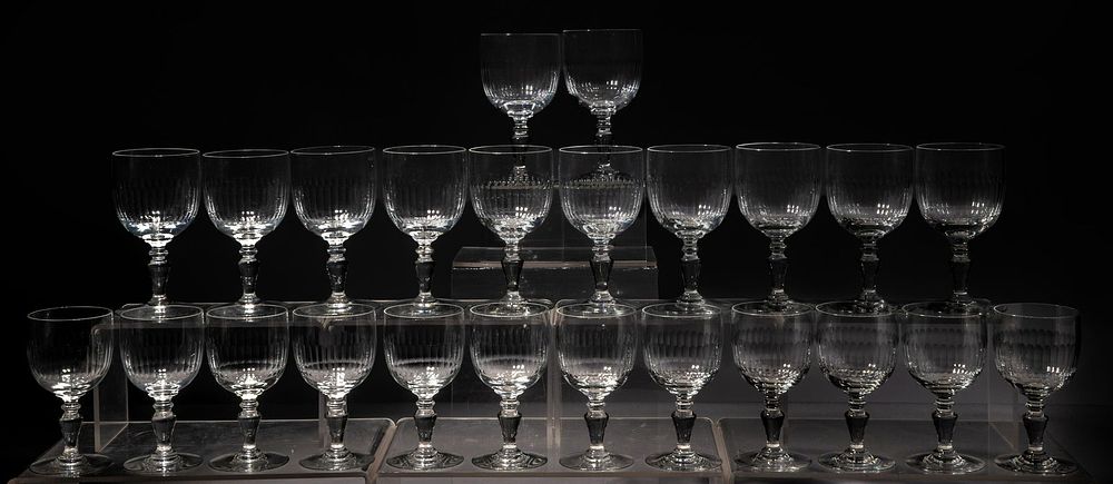 Lot 523: Baccarat 'Renaissance' Stemware