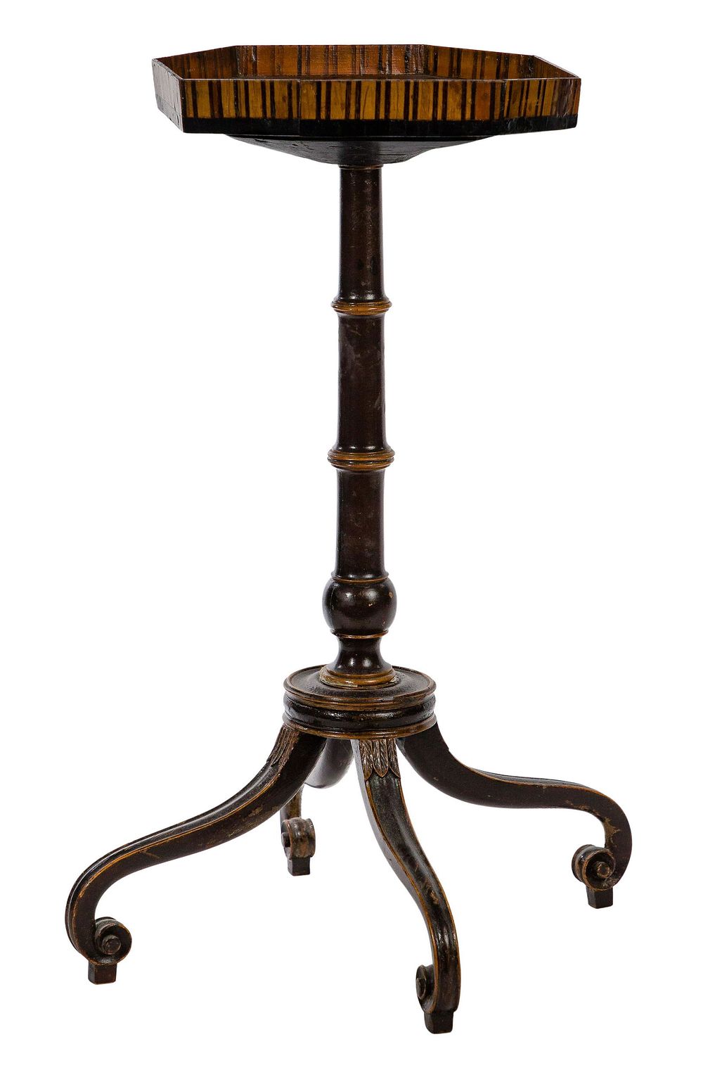 Lot 540: Edwardian Marquetry Inlaid Occasional Table