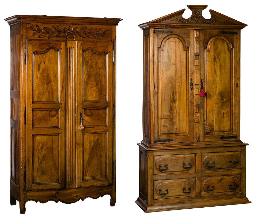 Lot 545: English Style Armoires