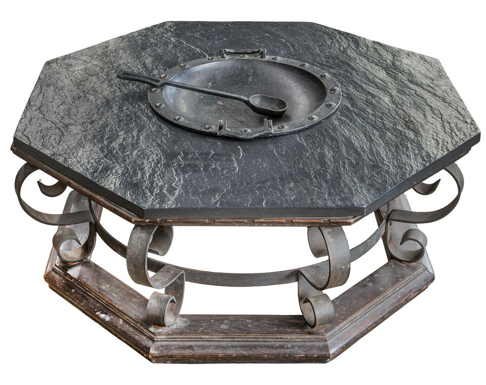 Lot 551: MCM Hibachi Table