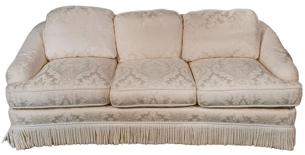 Lot 558: Sherrill Silk Sofa
