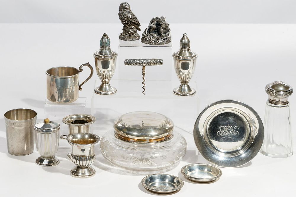Lot 156: Sterling Silver Hollowware Assortment