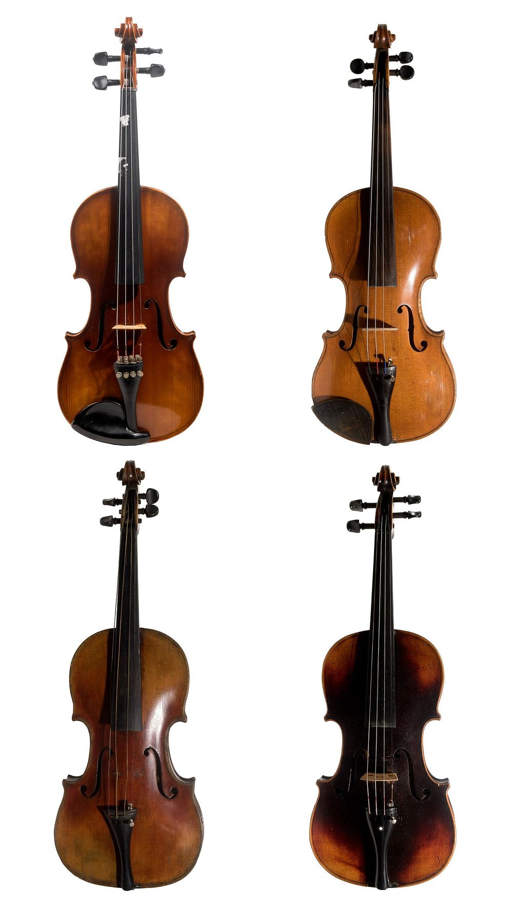 Lot 169: Violin, Bow and Case Assortment
