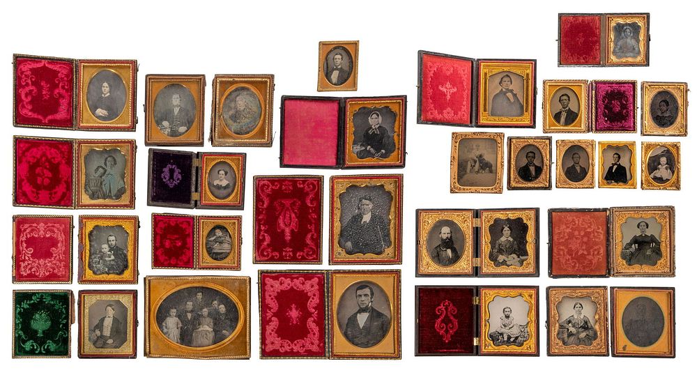 Lot 180: Cased Photograph and Tintype Collection