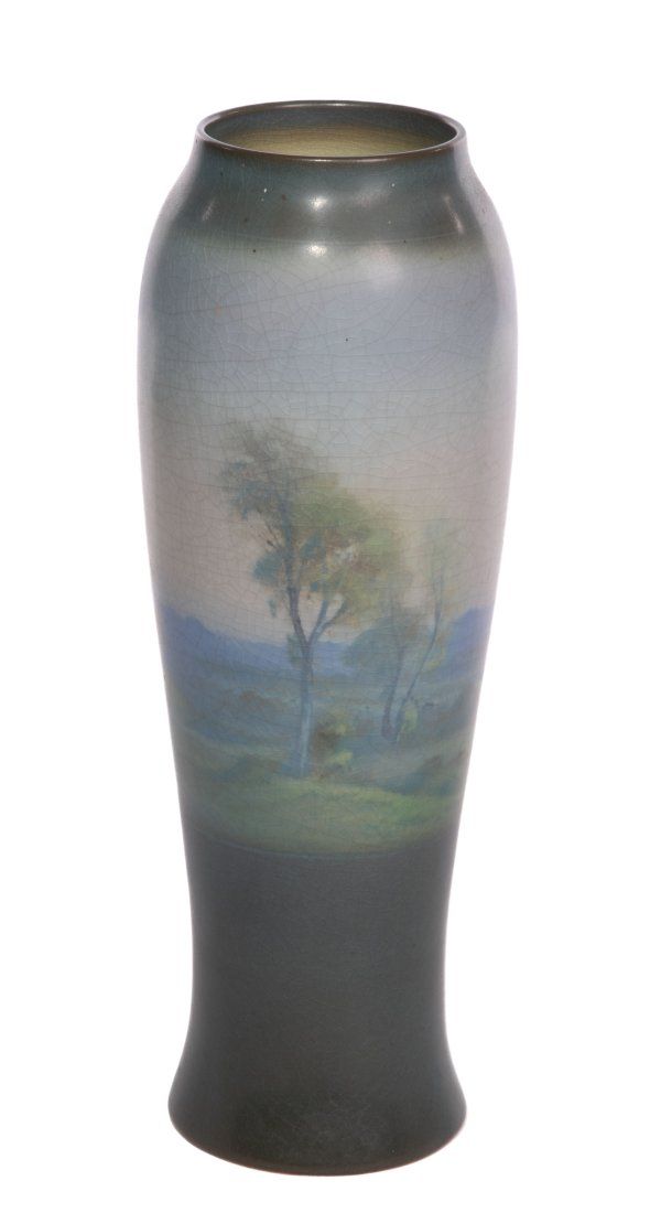 Lot 192: Frederick Rothenbush for Rookwood #2040C Vellum Vase