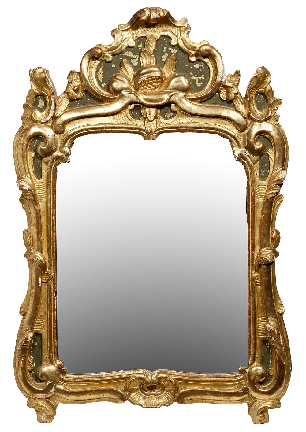 Lot 211: Carved Gilt Wood Mirror