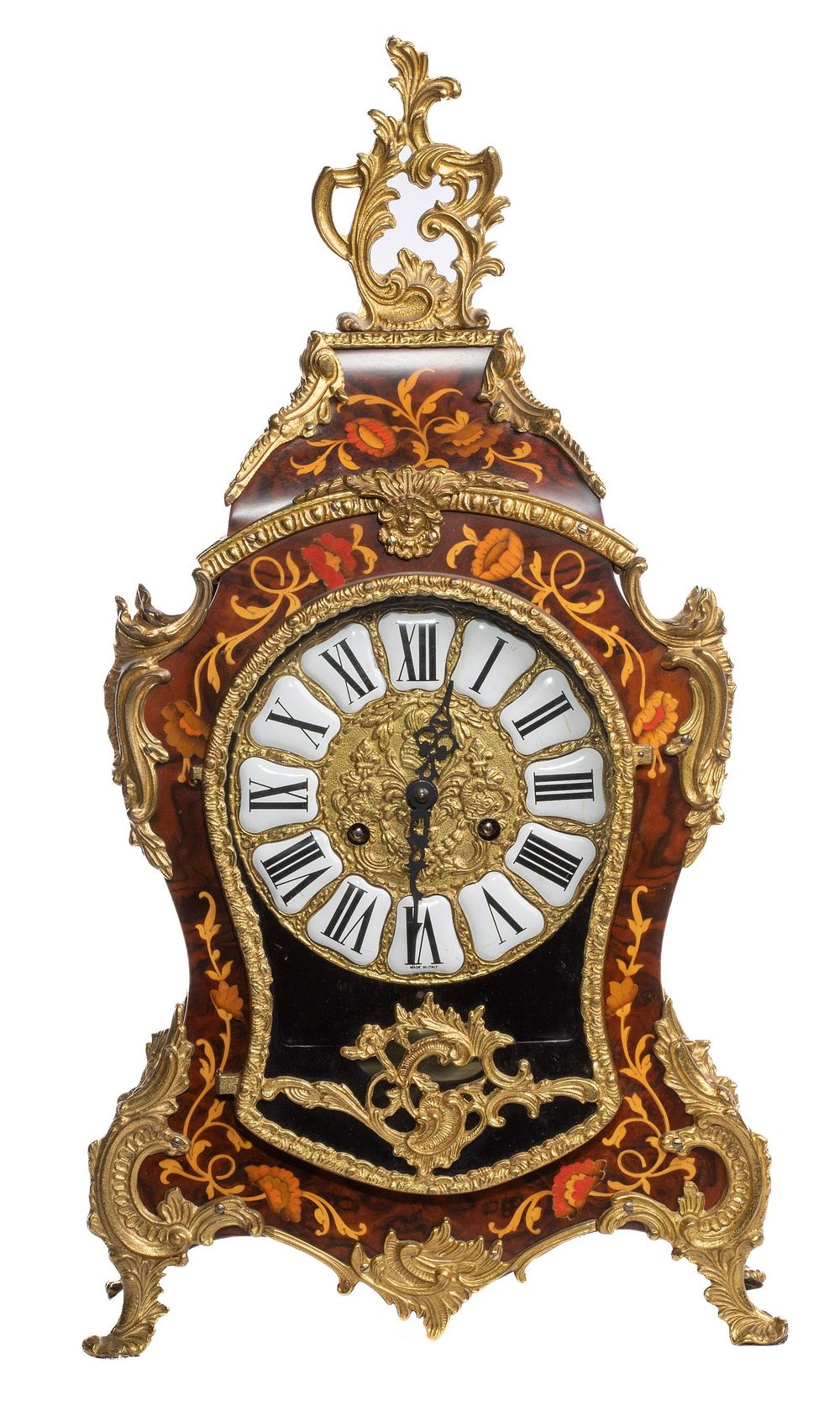 Lot 231: Franz Hermle Boulle Style Mantel Clock