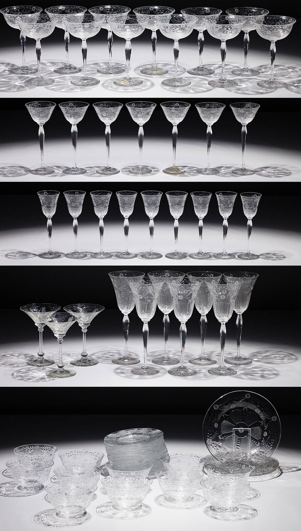 Lot 246: Kosta Boda Stemware Collection