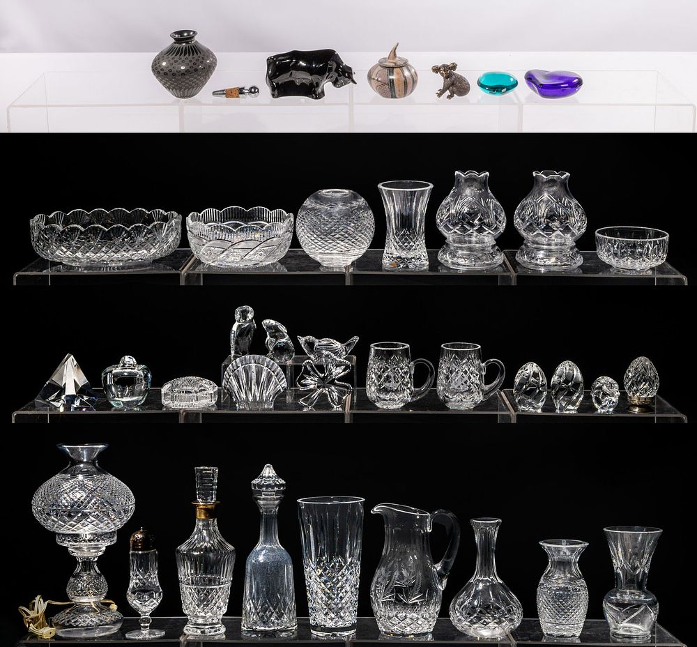 Lot 270: Waterford and Baccarat Crystal Assortment
