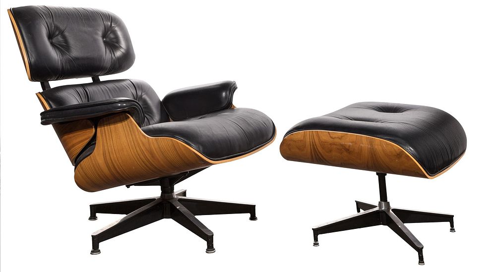 Lot 278: Eames for Herman Miller Chair with Ottoman