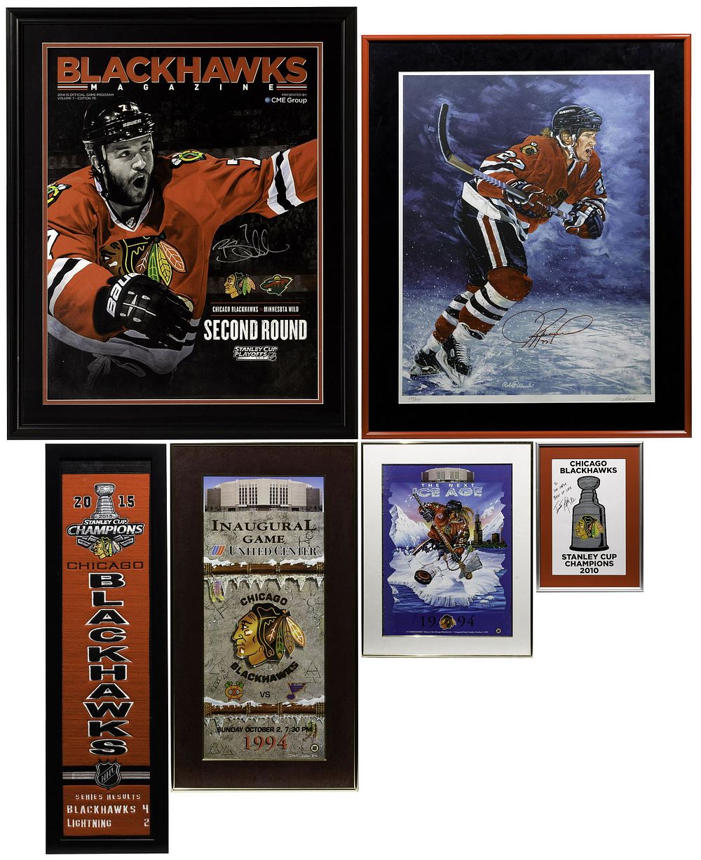 Lot 295: Chicago Blackhawks Print and Poster Assortment