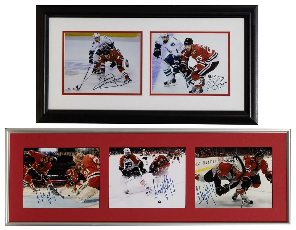 Lot 298: Chicago Blackhawks Signed Photograph Assortment