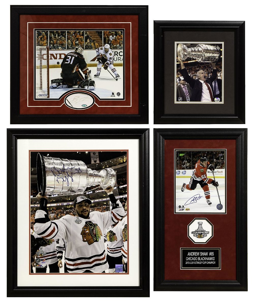 Lot 299: Chicago Blackhawks Signed Photograph Assortment