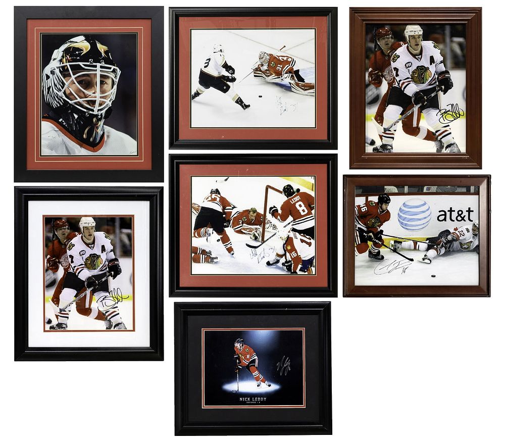 Lot 300: Chicago Blackhawks Signed Photographs Assortment
