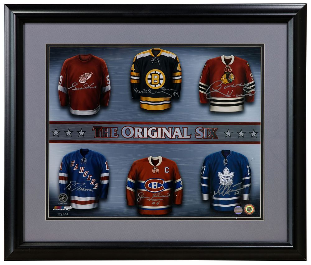 Lot 306: NHL 'The Original Six' Signed Photo