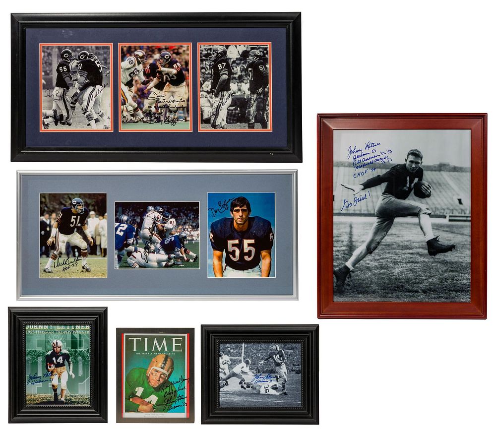 Lot 309: Signed Football Photograph Assortment