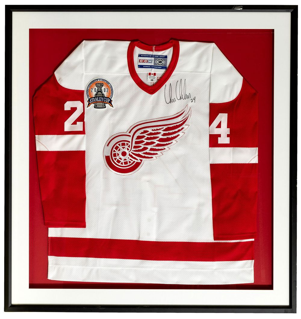 Lot 327: Detroit Red Wings Chris Chelios Signed Jersey