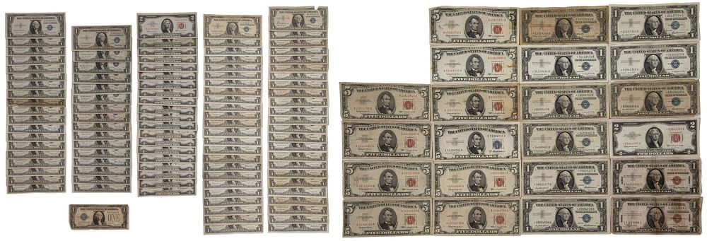 Lot 166: Silver Certificate Assortment