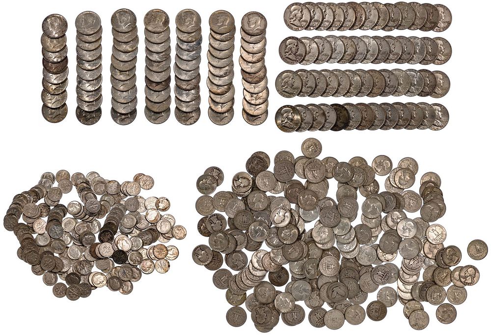Lot 174: Silver Coin Assortment