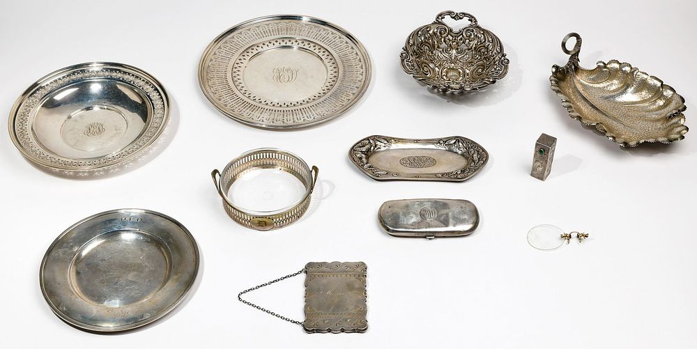 Lot 180: Sterling Silver Hollowware Assortment