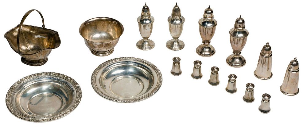 Lot 181: Sterling Silver Hollowware Assortment