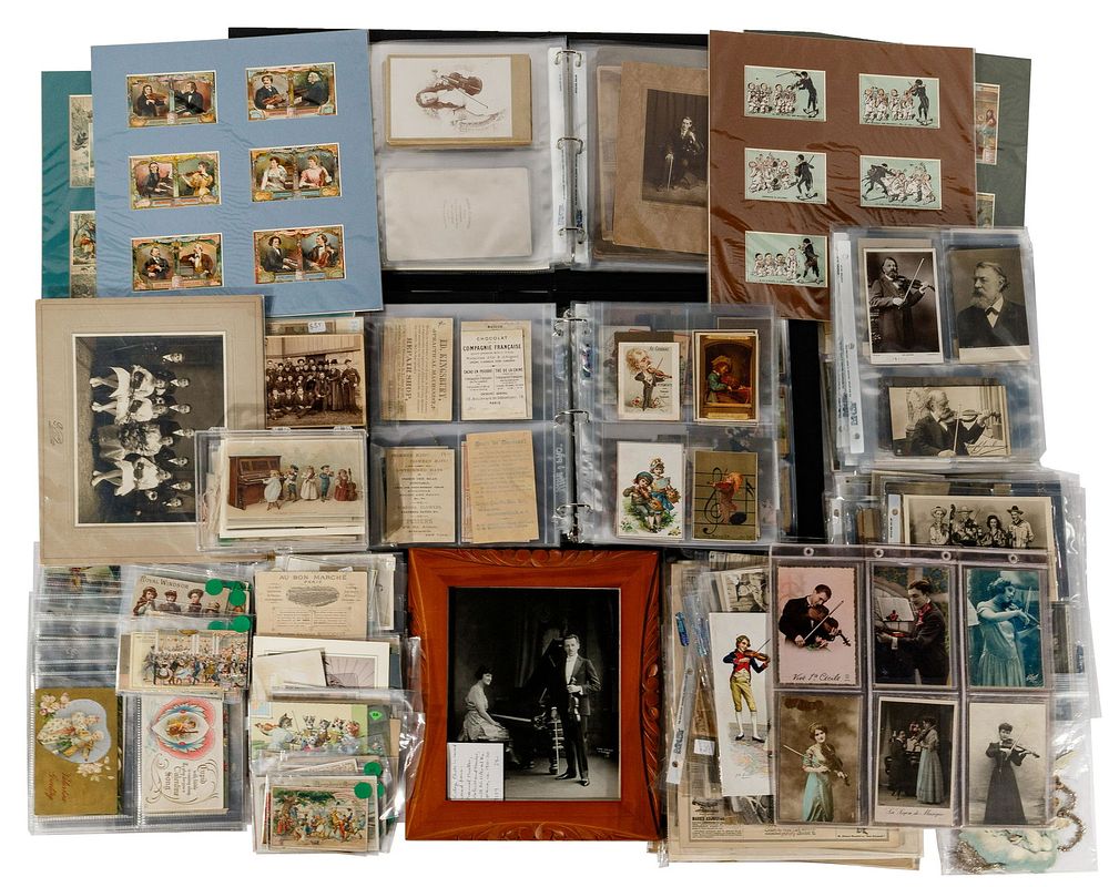 Lot 196: Violin Related Ephemera Assortment