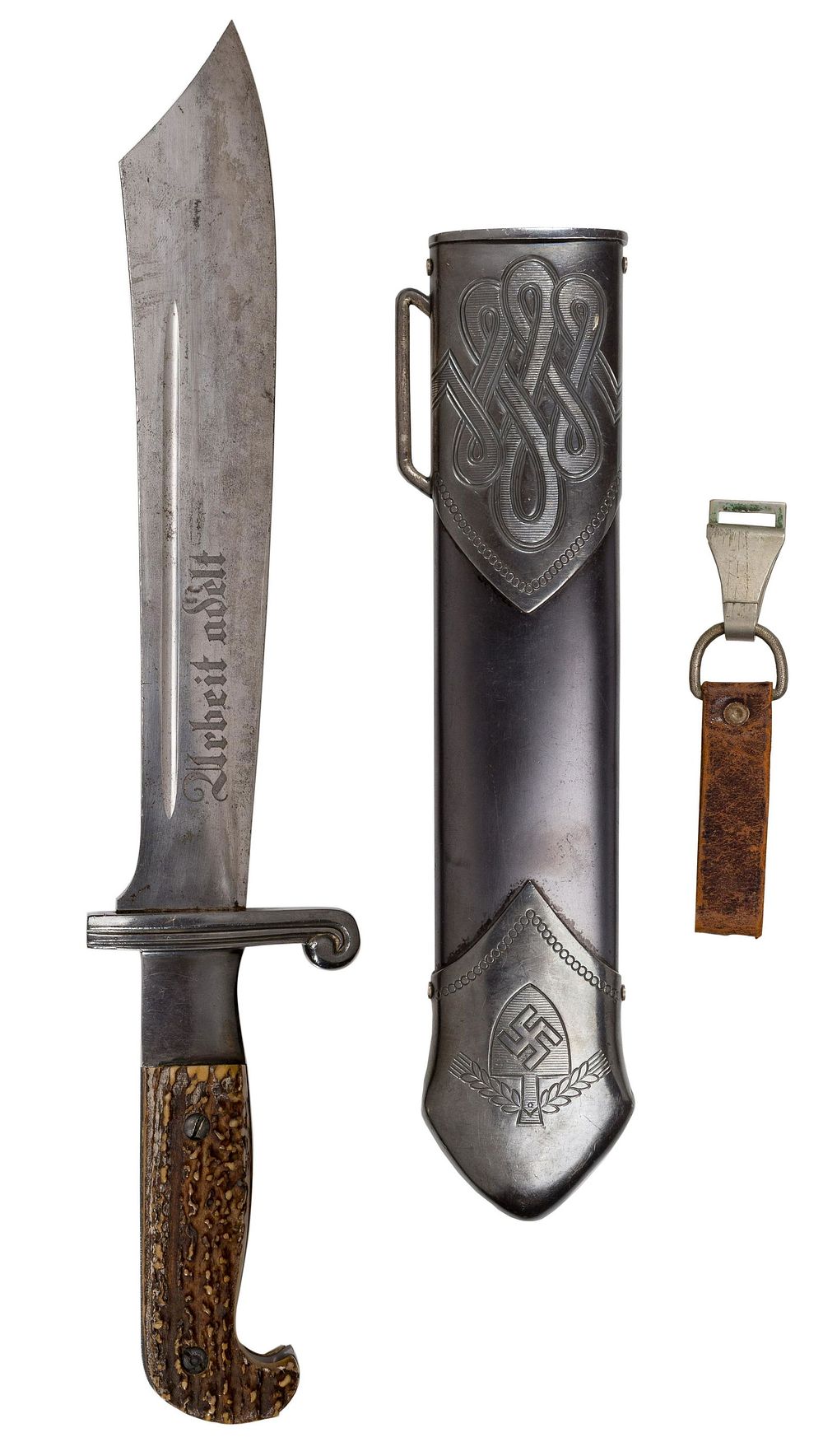 Lot 200: World War II German RJAD Hewer with Scabbard