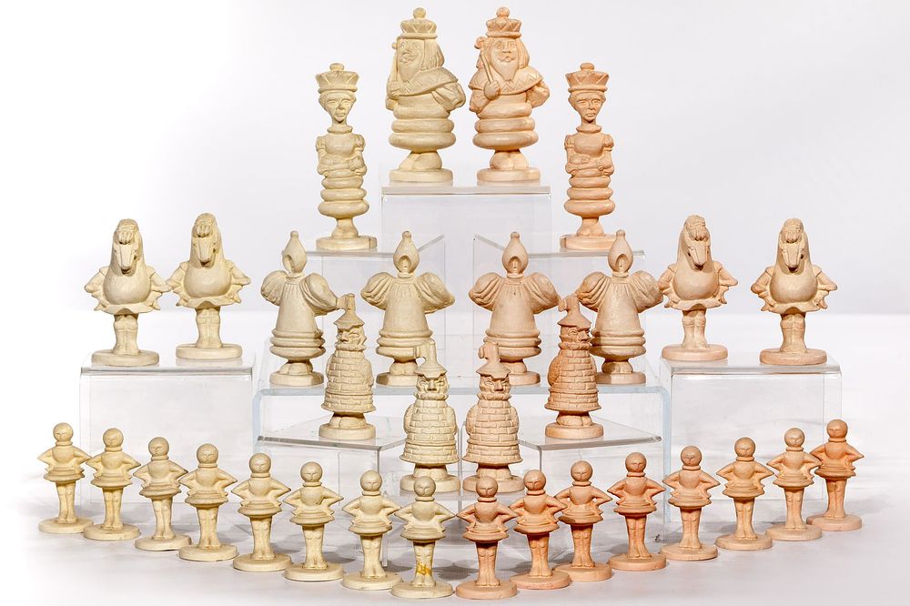 Lot 208: Chess Piece Set Assortment